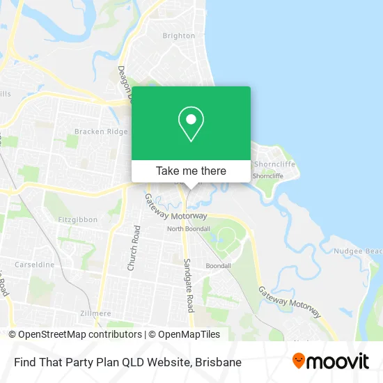 Find That Party Plan QLD Website map