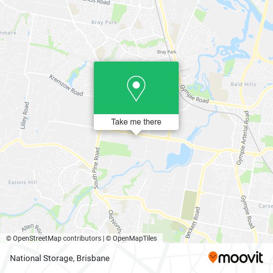 National Storage map
