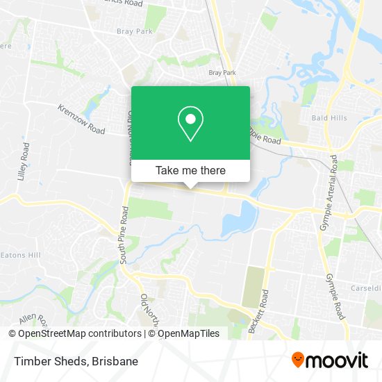 Timber Sheds map