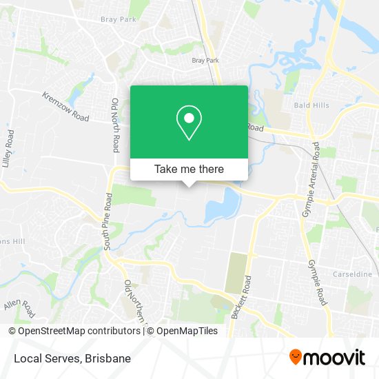 Local Serves map