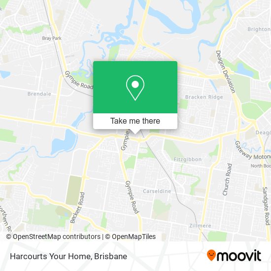 Harcourts Your Home map