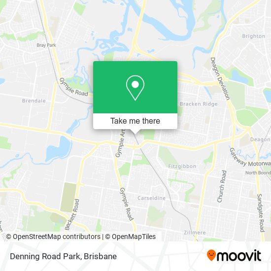 Denning Road Park map