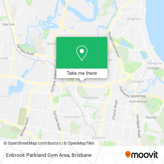 Enbrook Parkland Gym Area map