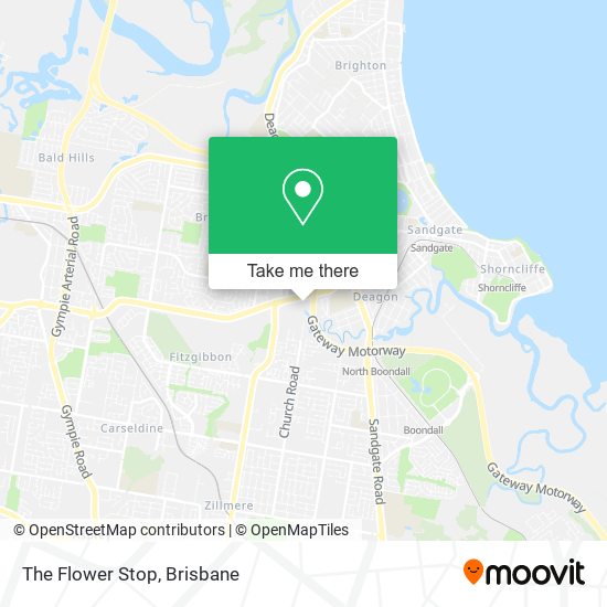 The Flower Stop map
