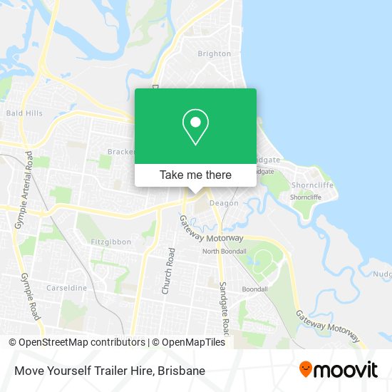 Move Yourself Trailer Hire map