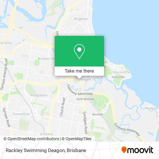 Rackley Swimming Deagon map