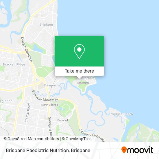 Brisbane Paediatric Nutrition map