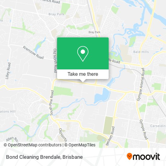 Bond Cleaning Brendale map