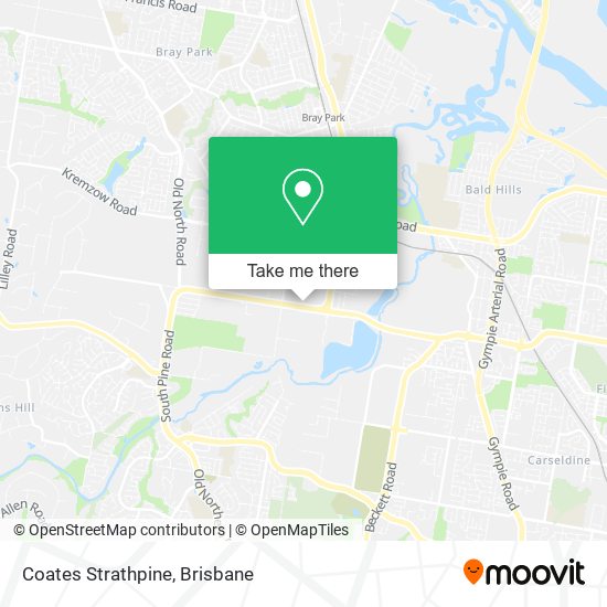 Coates Strathpine map