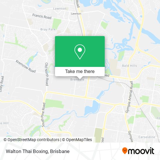 Walton Thai Boxing map