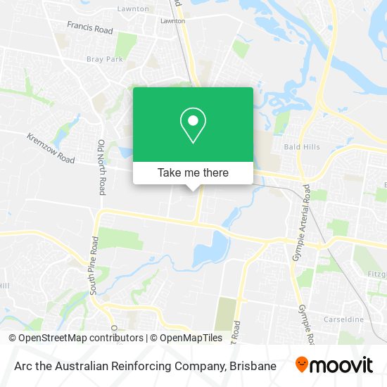 Arc the Australian Reinforcing Company map