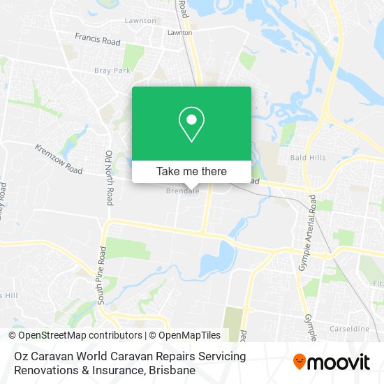 Oz Caravan World Caravan Repairs Servicing Renovations & Insurance map