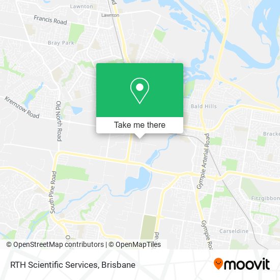 RTH Scientific Services map