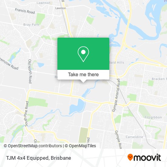 TJM 4x4 Equipped map