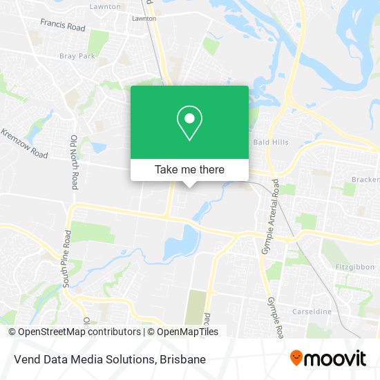 Vend Data Media Solutions map