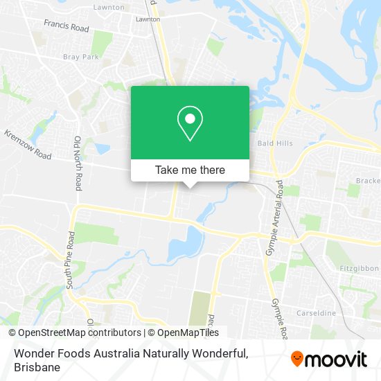 Wonder Foods Australia Naturally Wonderful map