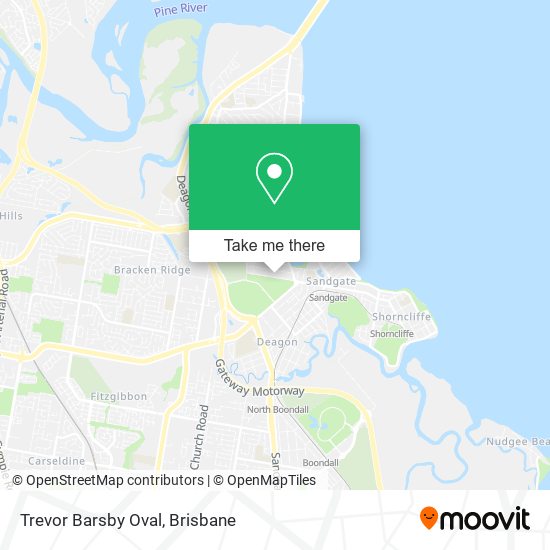 Trevor Barsby Oval map