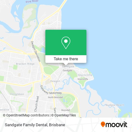 Mapa Sandgate Family Dental