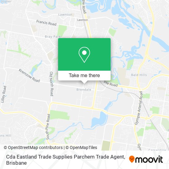 Cda Eastland Trade Supplies Parchem Trade Agent map