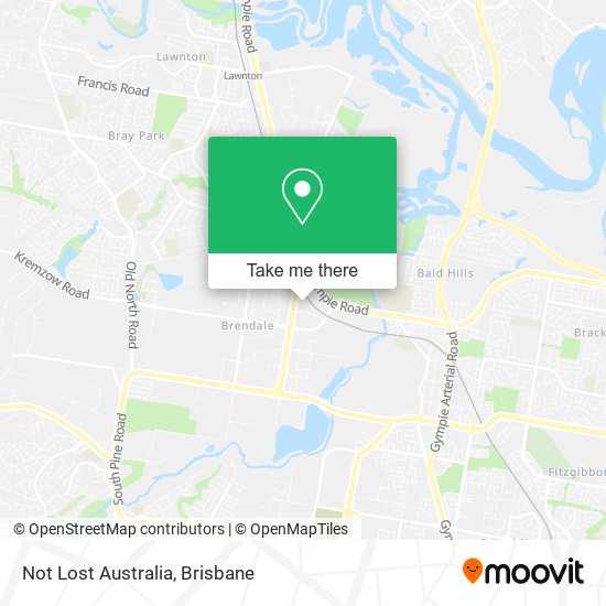 Not Lost Australia map