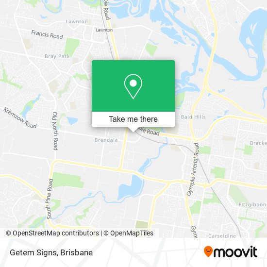 Getem Signs map