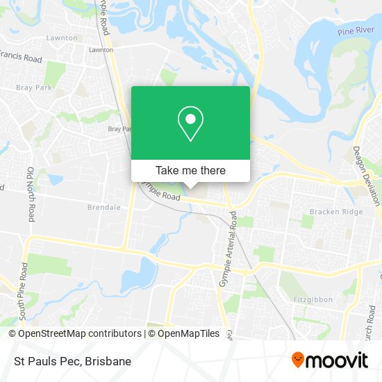 St Pauls Pec map