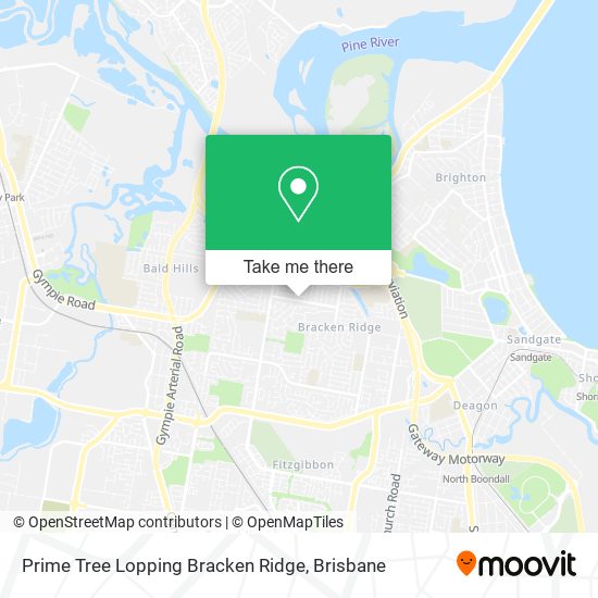 Prime Tree Lopping Bracken Ridge map