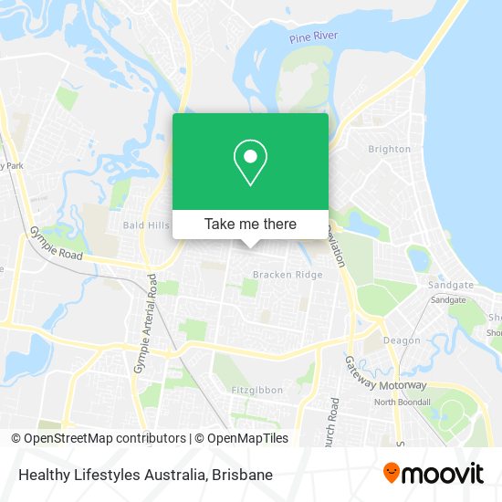 Healthy Lifestyles Australia map