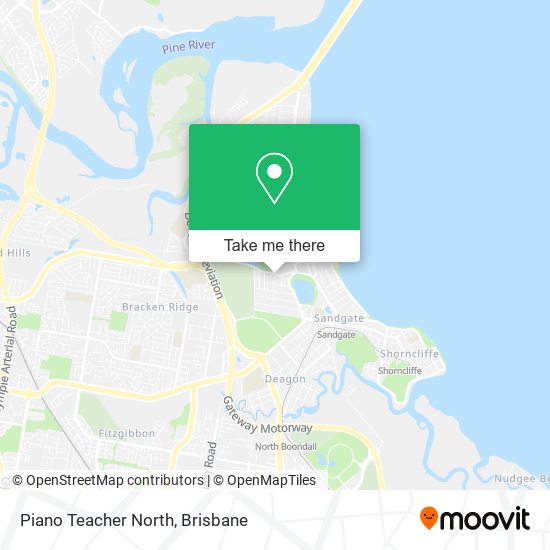 Piano Teacher North map