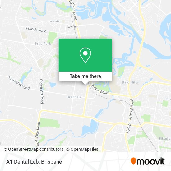 A1 Dental Lab map