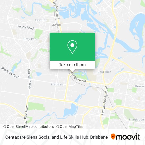 Centacare Siena Social and Life Skills Hub map