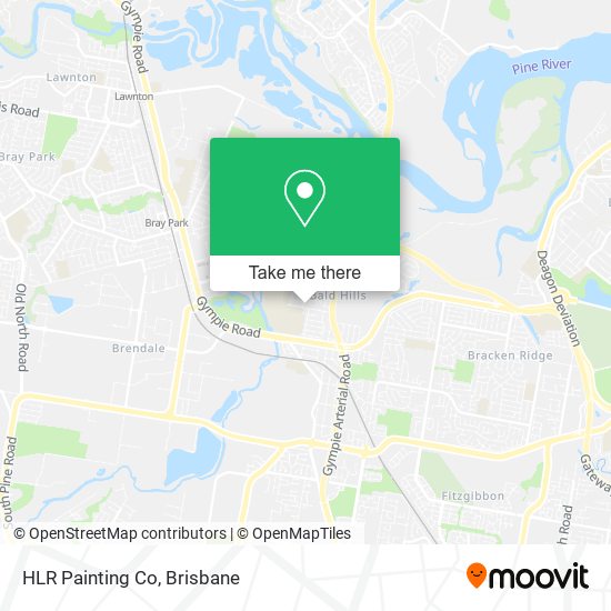 HLR Painting Co map