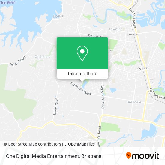 One Digital Media Entertainment map