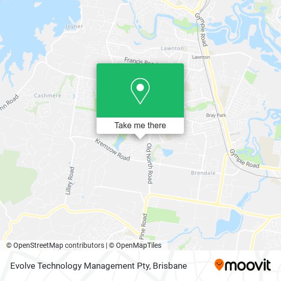 Evolve Technology Management Pty map