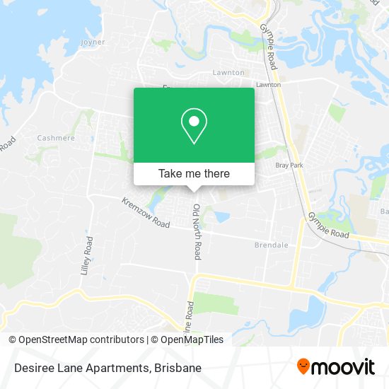 Desiree Lane Apartments map
