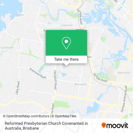 Reformed Presbyterian Church Covenanted in Australia map