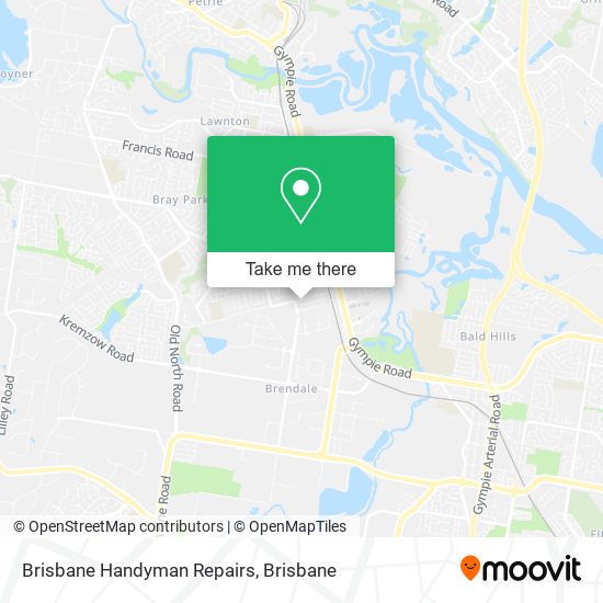 Brisbane Handyman Repairs map