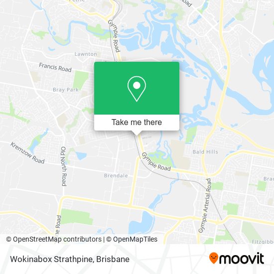 Mapa Wokinabox Strathpine