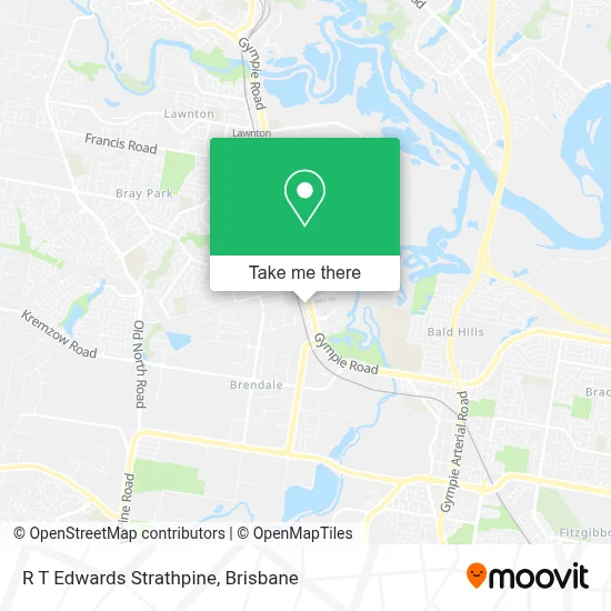 Mapa R T Edwards Strathpine