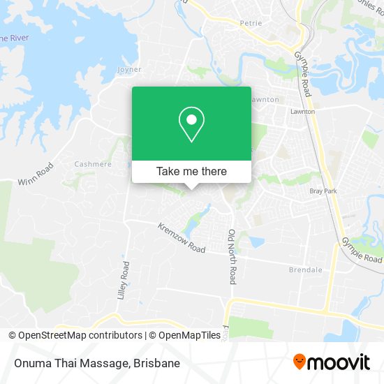 Mapa Onuma Thai Massage