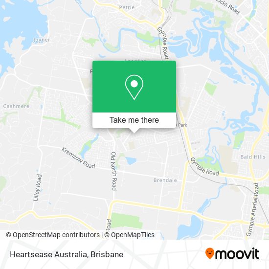 Heartsease Australia map