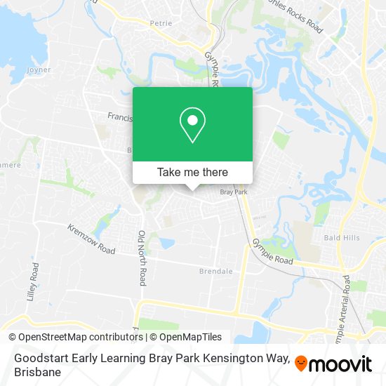 Goodstart Early Learning Bray Park Kensington Way map