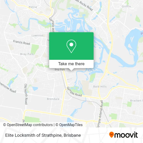 Mapa Elite Locksmith of Strathpine