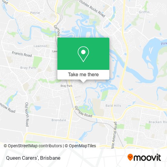Queen Carers' map