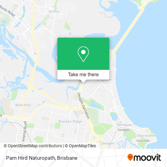 Pam Hird Naturopath map