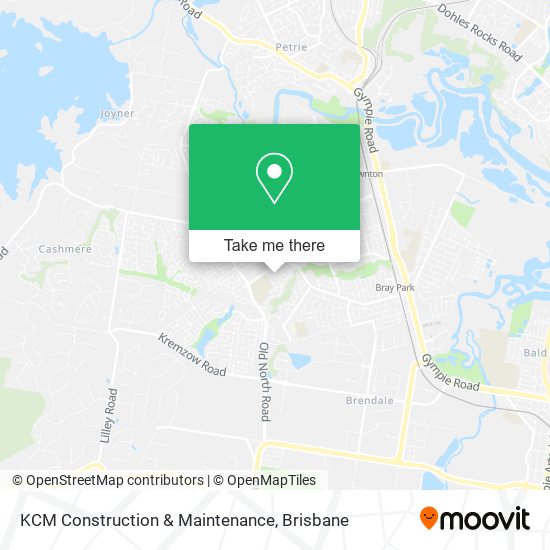 KCM Construction & Maintenance map