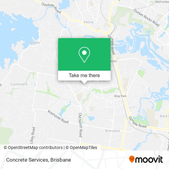 Concrete Services map