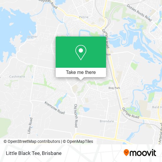 Little Black Tee map