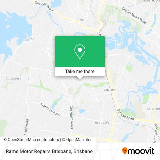 Mapa Rams Motor Repairs Brisbane