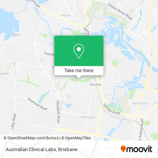 Australian Clinical Labs map